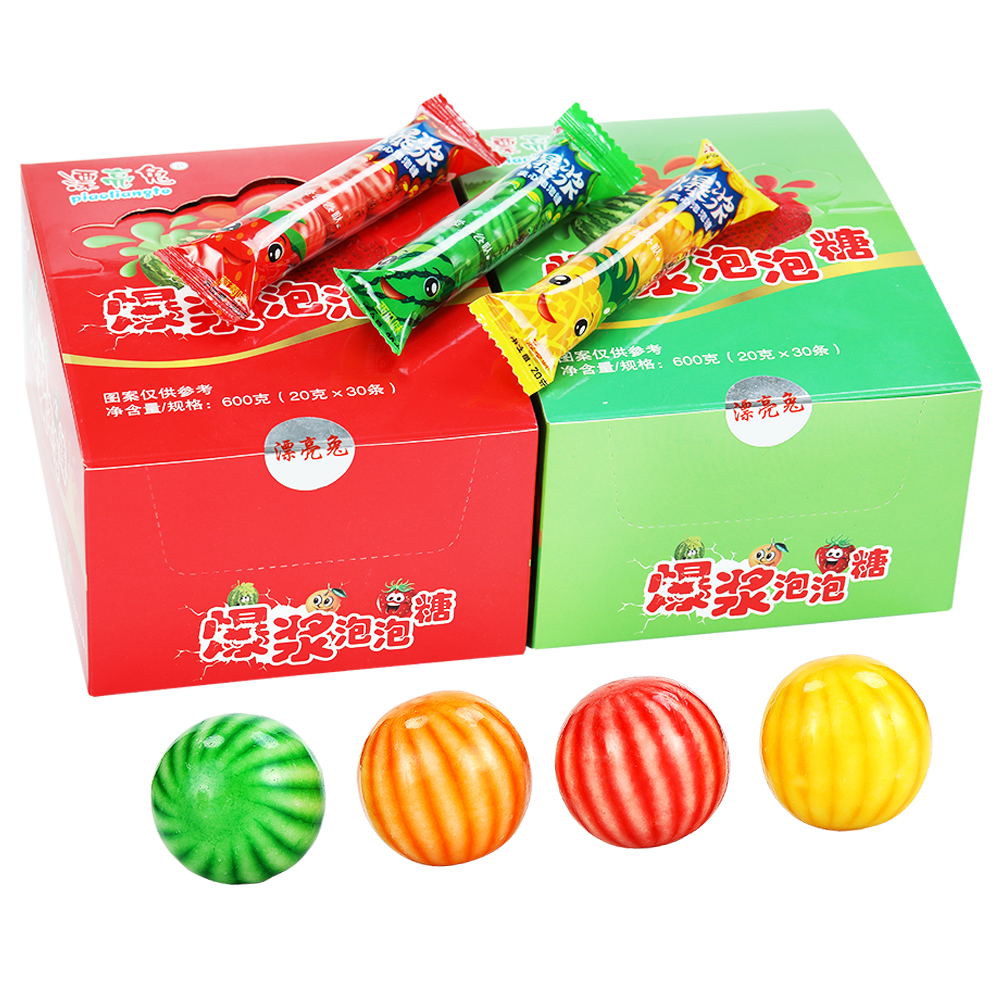 halal custom big size fruit crazy roll tape brand chewing bubble gum roll manufacturer factory