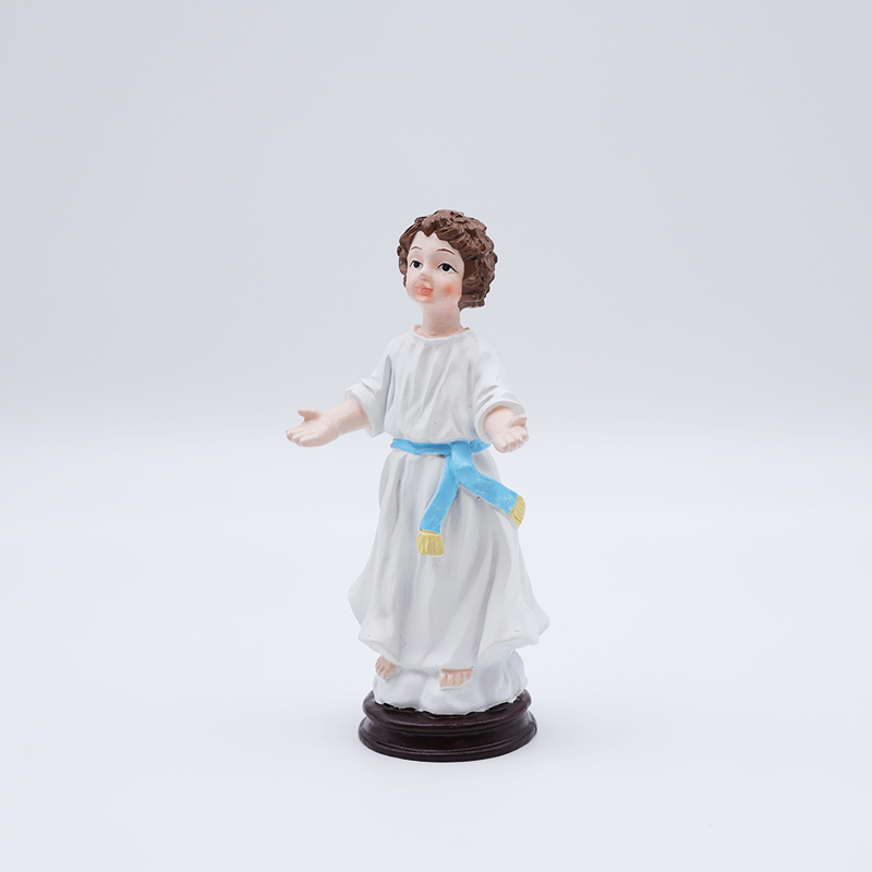 Wholesale religious decoration baby jesus statue sculpture custom handmade resin craft catholic figurine supplier