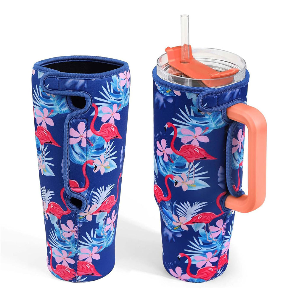 Manufacturer Adjustable Strap Travel Sleeve Pouch Bag For Stanley Cup 40Oz With Handle Tumbler Water Bottle Thermal Case Phone supplier