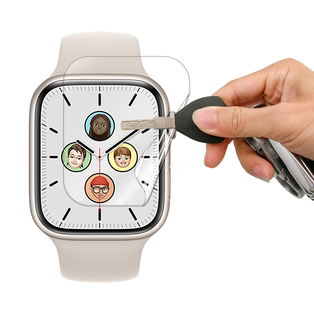 Laudtec GHM063 Auto Tool Easy Install Protector With Installation Frame Tempered Glass For Apple Watch manufacture