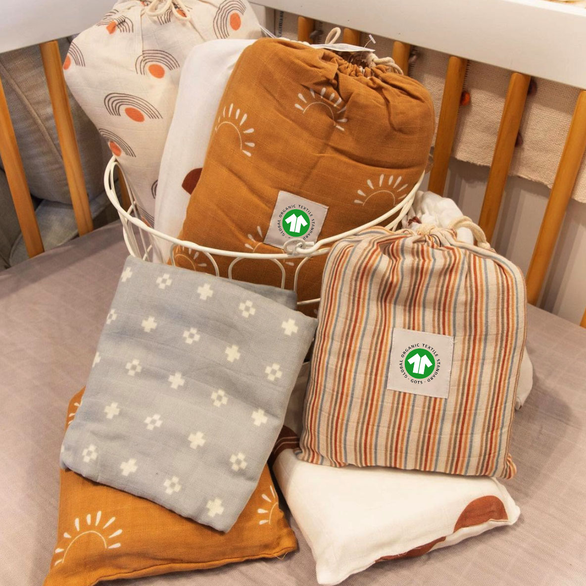 100% Organic Bamboo Sheet for Baby Boys or Girls Fits All Standard Crib Bed Soft Cooling Fitted Crib Sheet details