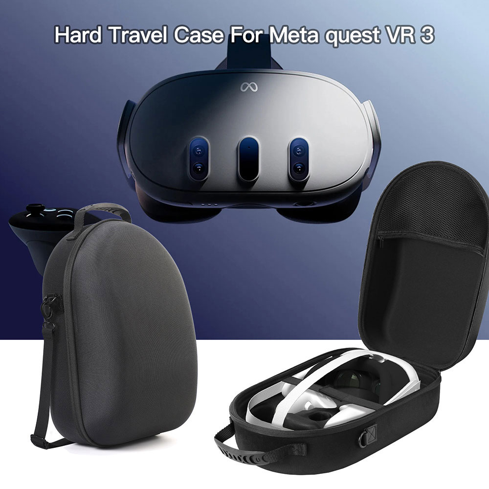 Eva Case Carry Foam Portable Travel For Meta Quest 3 Vr Oculus Headset Strap Battery Charging Dock Accessories details