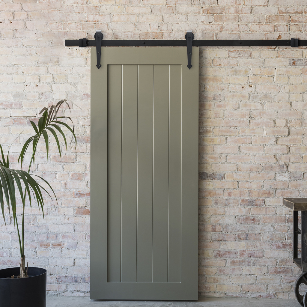 Contemporary Style Heavy Duty Sliding Barn Doors Hardware Barn Door for wood door factory