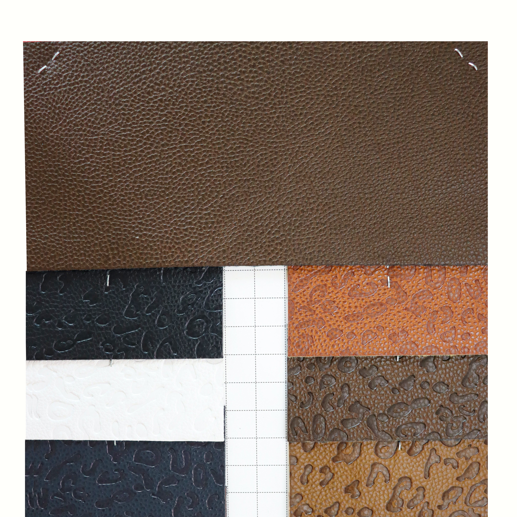 Customizable Waterproof Embossed PVC Synthetic Leather for Upholstery Applications factory