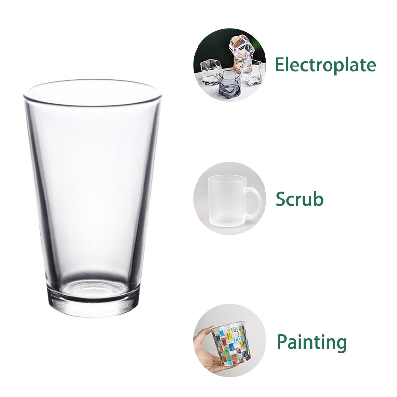 Everyday Use Bar Restaurant Cheap Highball Classic Custom Beer Pint Drink Flower Tea Water Glass manufacture