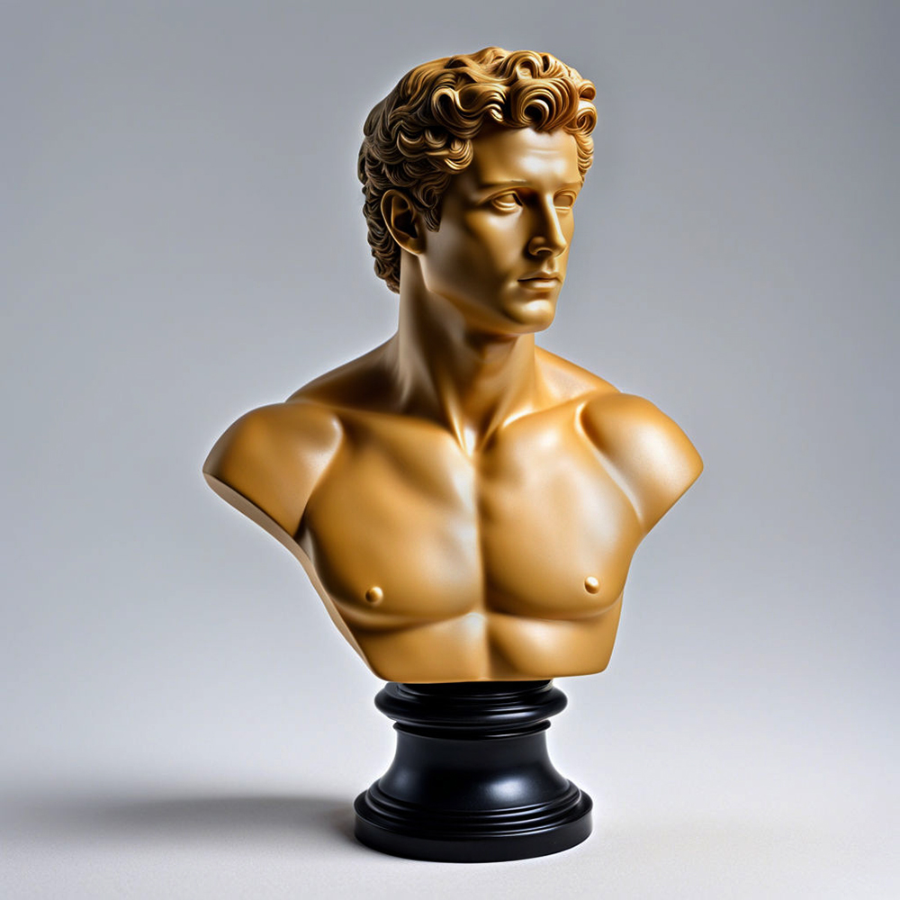 Custom modern home art decoration resin figure bust sculpture supplier