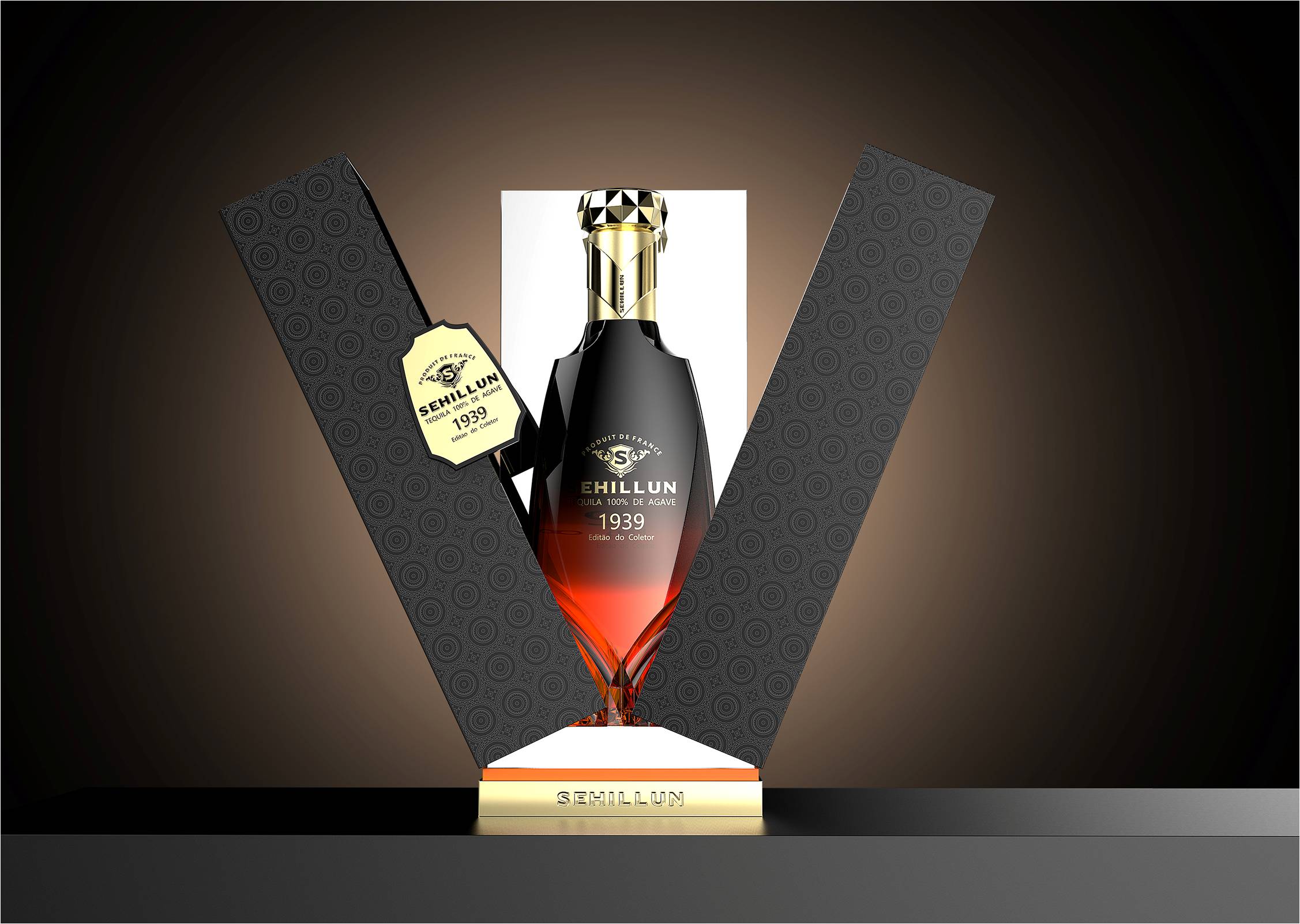 glass bottles spirit liquor bottle Tequila whiskey brandy vodka RUM JIN 750ml glass bottle details