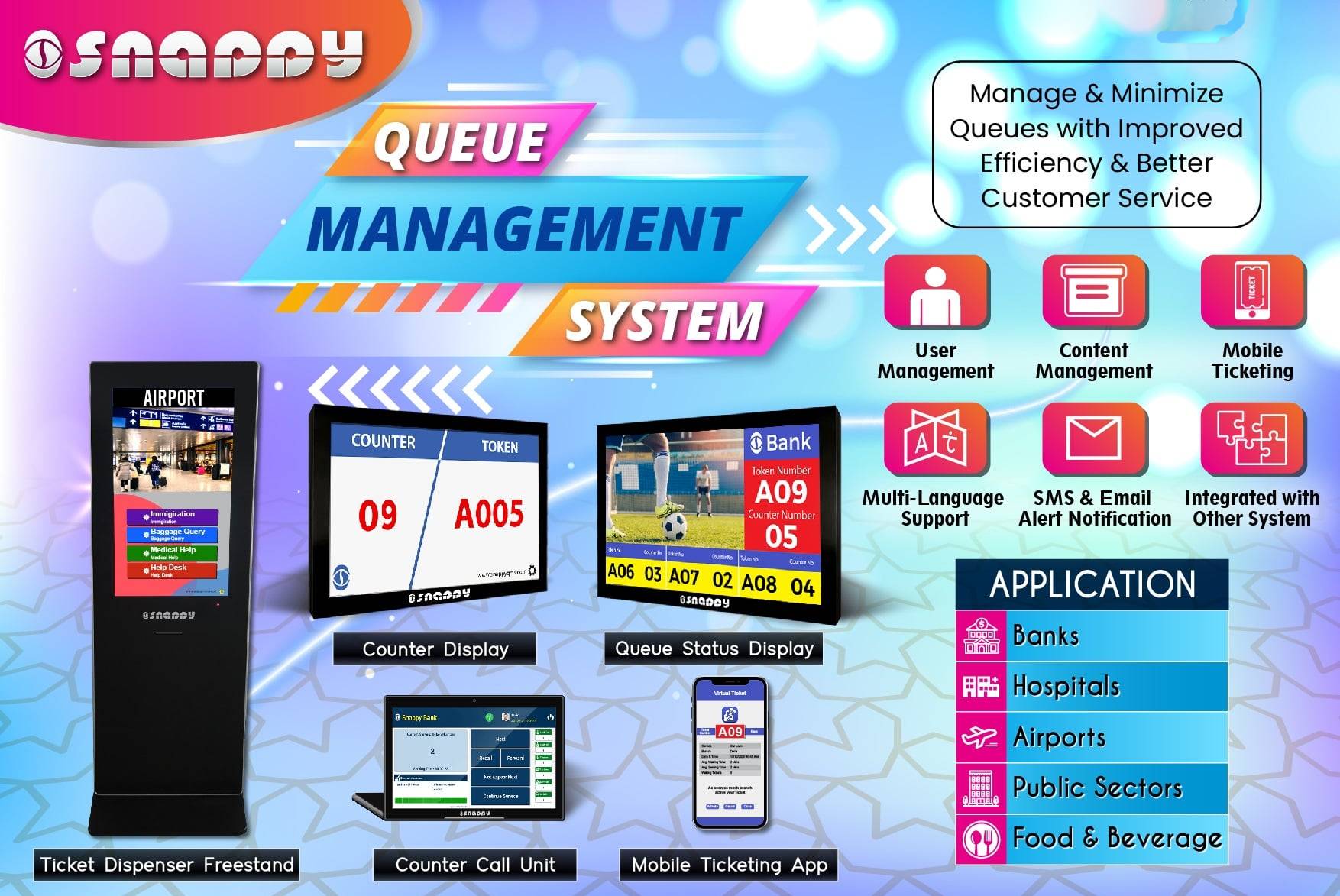 Wireless Queue Calling System Hospital Bank Clinic Restaurant Thermal Printer CE, Rohs 110v/220v User-defined factory