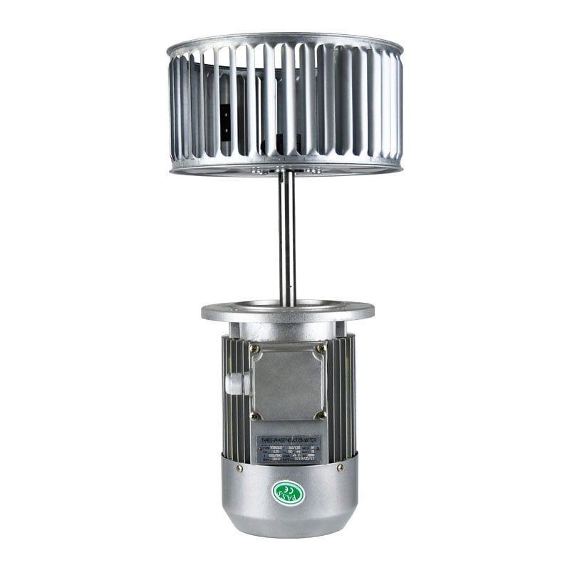 KL-750W Oven Motor Sirocco Impeller 1400/2800 Rpm 380V Three Phase Electric with 10.5 /7.5 Inch Carbon Steel Galvanized Sheet - details