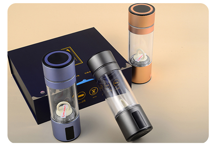New Electrolyzed Water Cup Smart Portable Hydrogen Production Bottle 5000ppb Hydrogen-Rich Water Cup with Touch Screen supplier