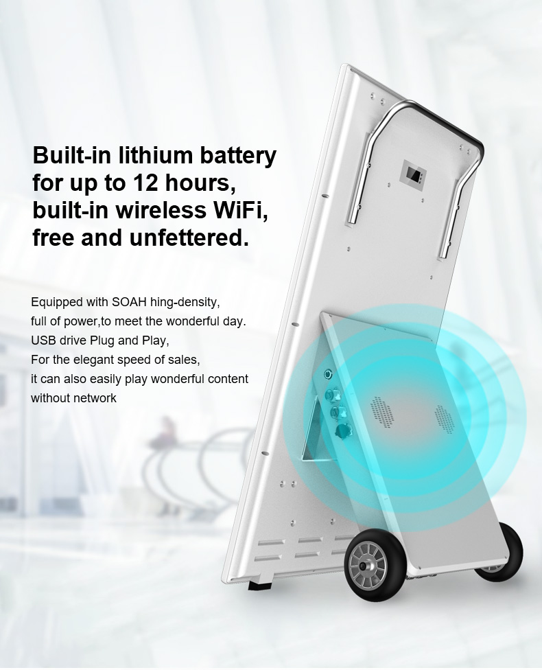 2023 new model Poster LCD Advertising Players Monitor Portable Digital Signage and displays factory