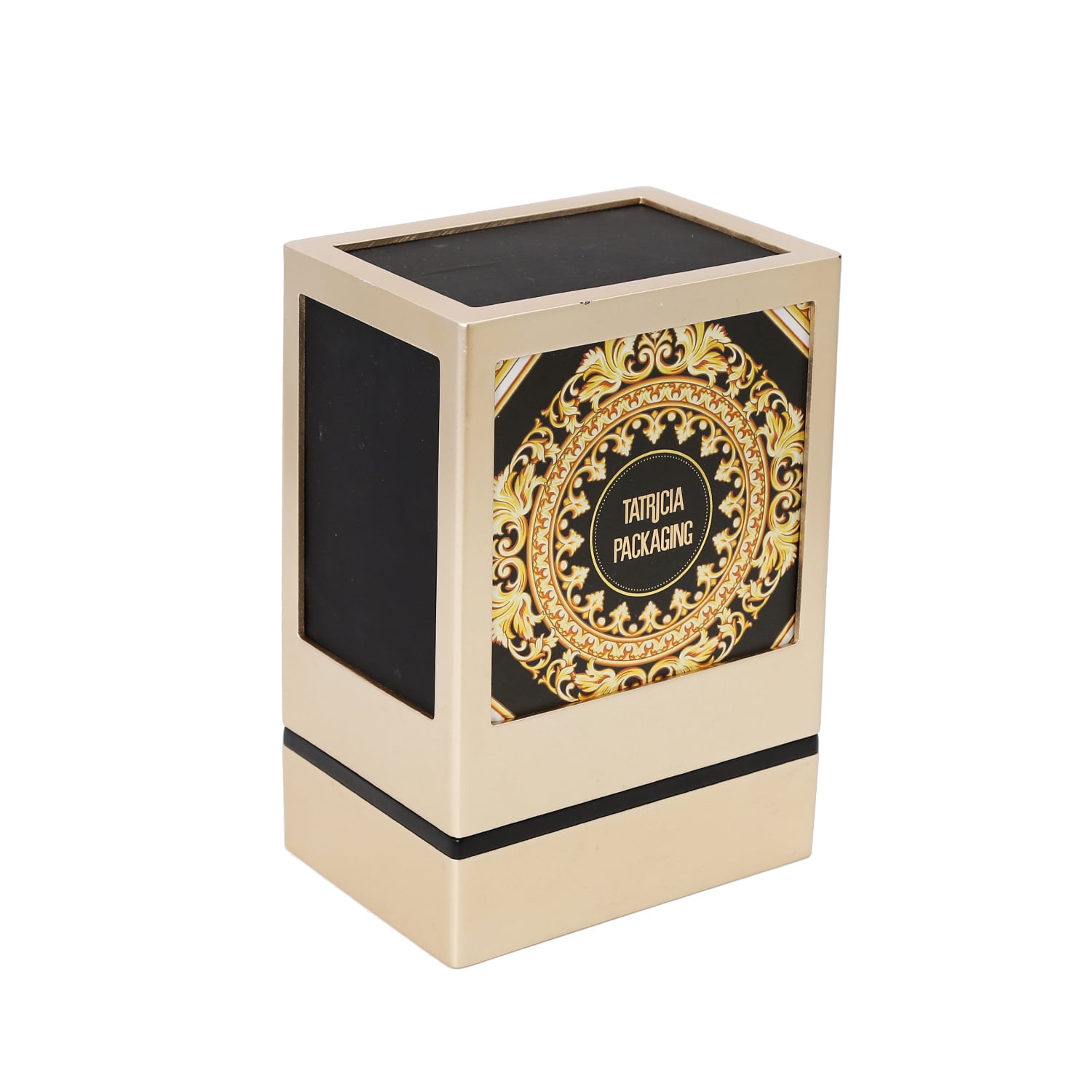 Arabic style design Candle glass jar 4oz 8oz 16oz 100ml 250ml 500ml Luxury empty square Candle Jars supplier