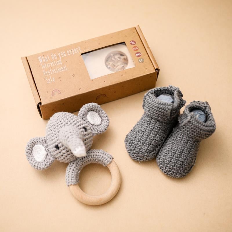 Hot Sales new diy Custom New born Baby Shower Gift Set newborn Baby Rattle Toy Bath Set Gift Box Sets for Babies supplier