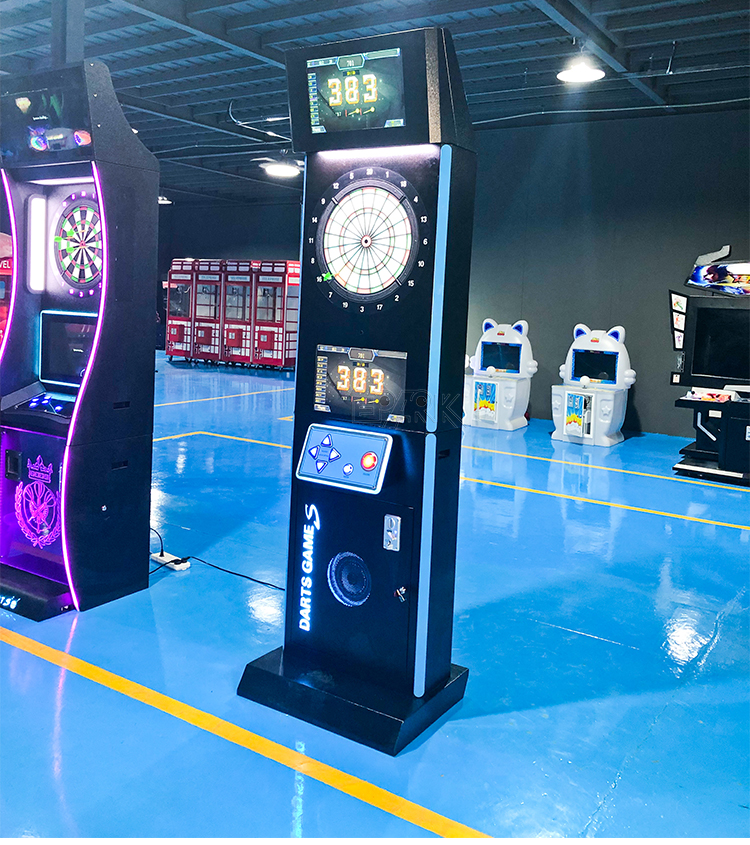19 Inch Manufacturer Dart Machine Coin Operated Games Commercial Darts Machine Dart Flight Machine manufacture
