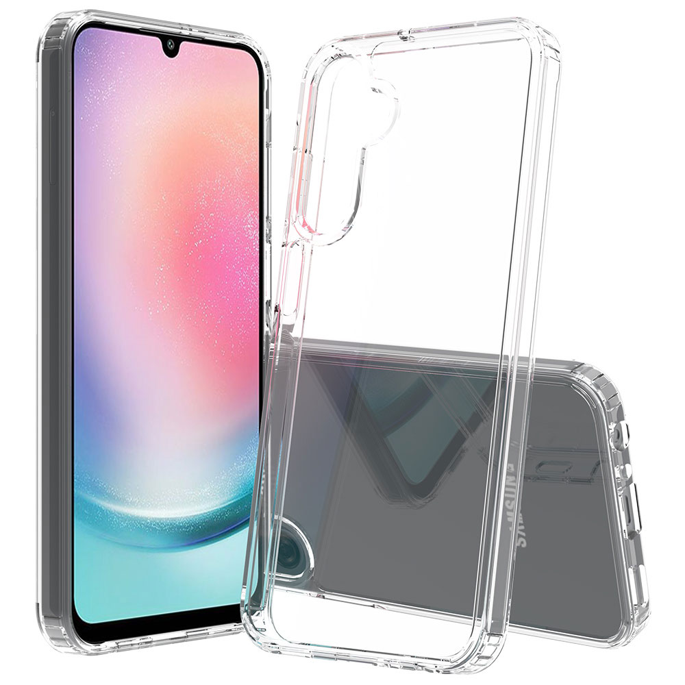 2 In 1 Blank Phone Case For Samsung Galaxy A25 Cases Luxury Design Anti Scratch Tpu Pc Drop Clear Transparent Proof supplier