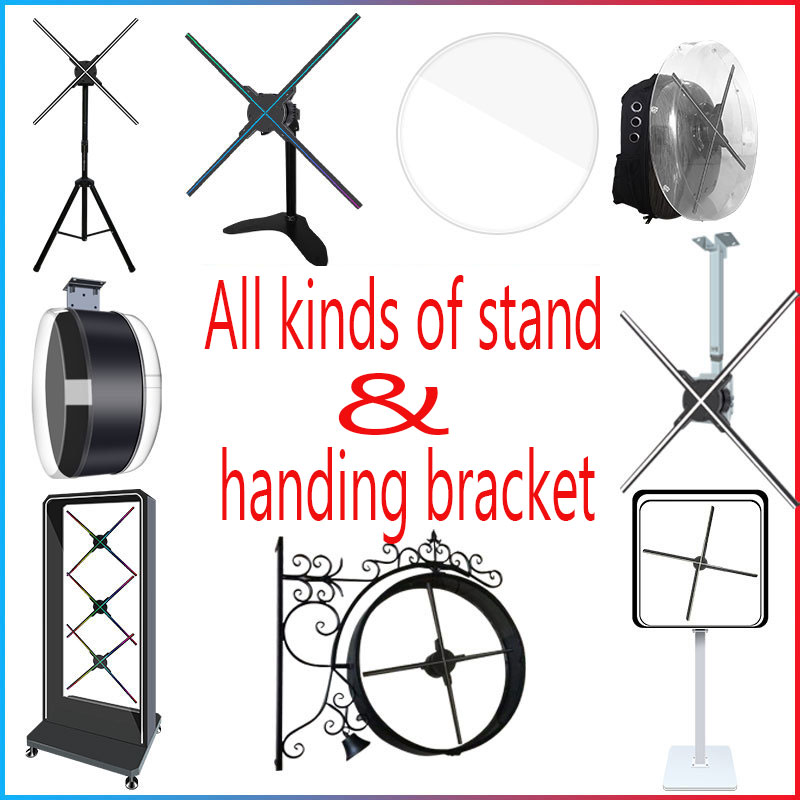 Backpack 3d Hologram Fan With Wifi App Control Easy-taking fashionable LED backpack Holographic Led Fan For Advertising factory