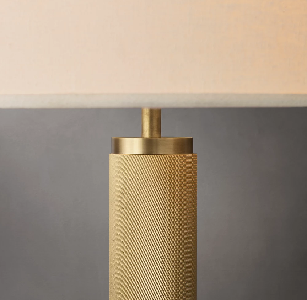 Luxury Hotel Villa Classic Metal Floor Light Living Room Decor Copper Standing Floor Lamp manufacture