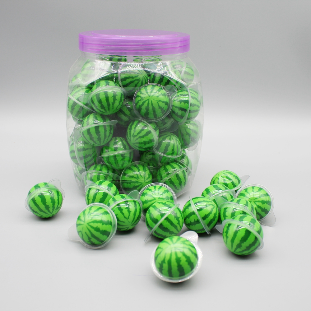 Wholesale Custom 3D Eye Ball Halal Sweet Burst Gummy Filling Jelly Candy Eyeballs Gummy Candy manufacture