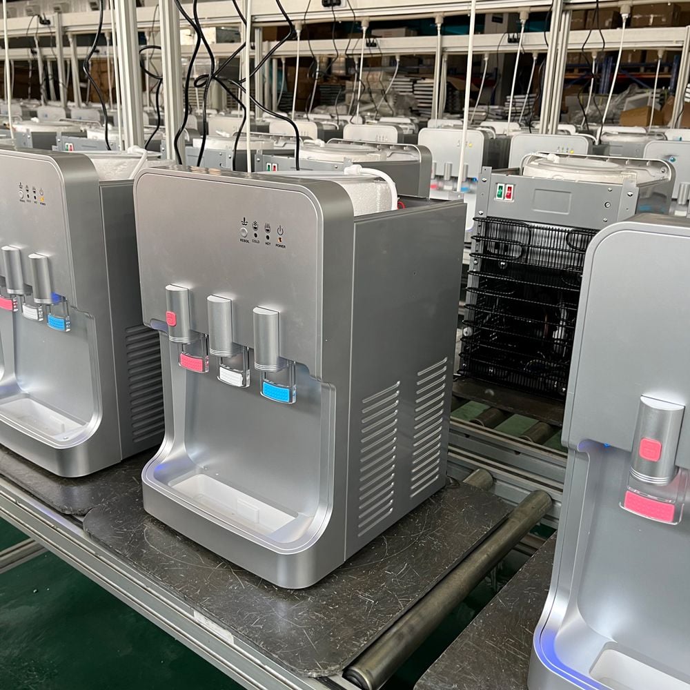 Hot Cold And Warm Water Dispenser Three Taps Mini Desktop supplier