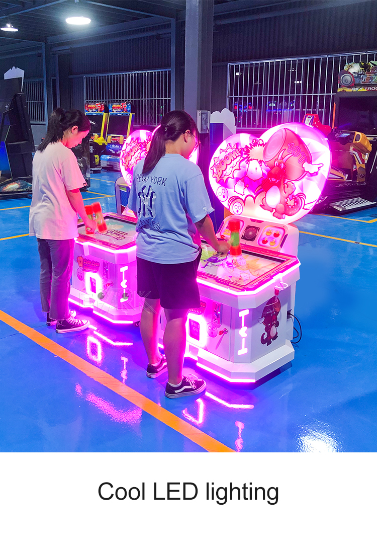 Kids Coin Operated Arcade Games Hitting Hammer Children Punching Video Ticket Game Machines details