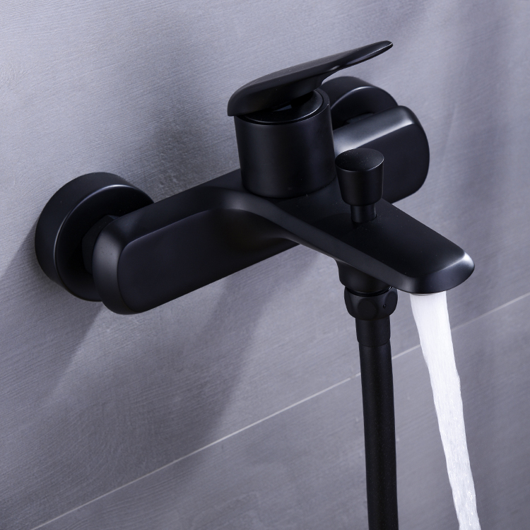 Durable bathroom shower faucet hot and cold water mixer shower faucet cheap bathtub brass Bath Shower Faucets details