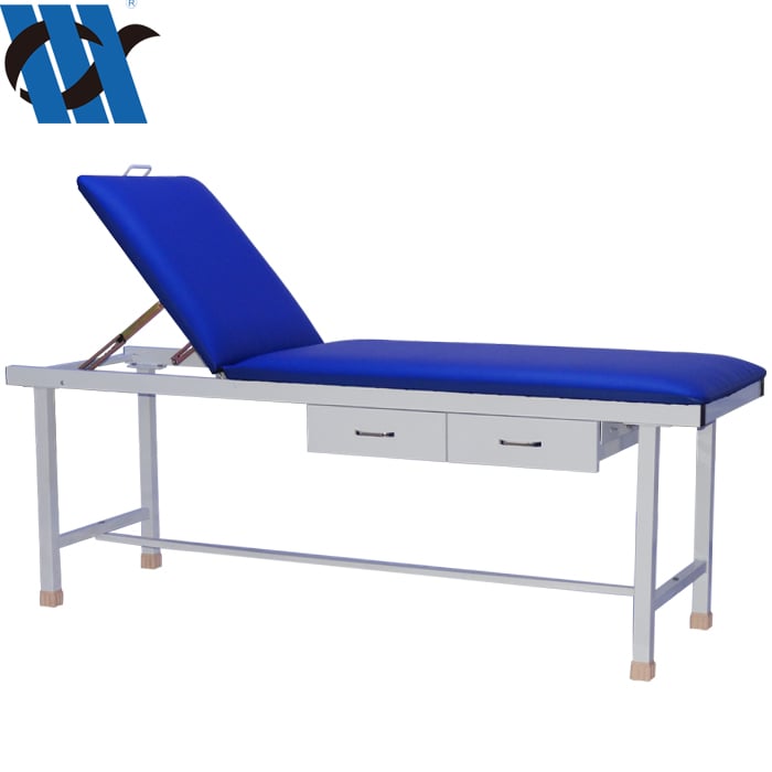 Yc-c104(V) Professional Factory High Quality 2 Sections Adjustable Backrest Medical Ultrasound Examination Bed factory
