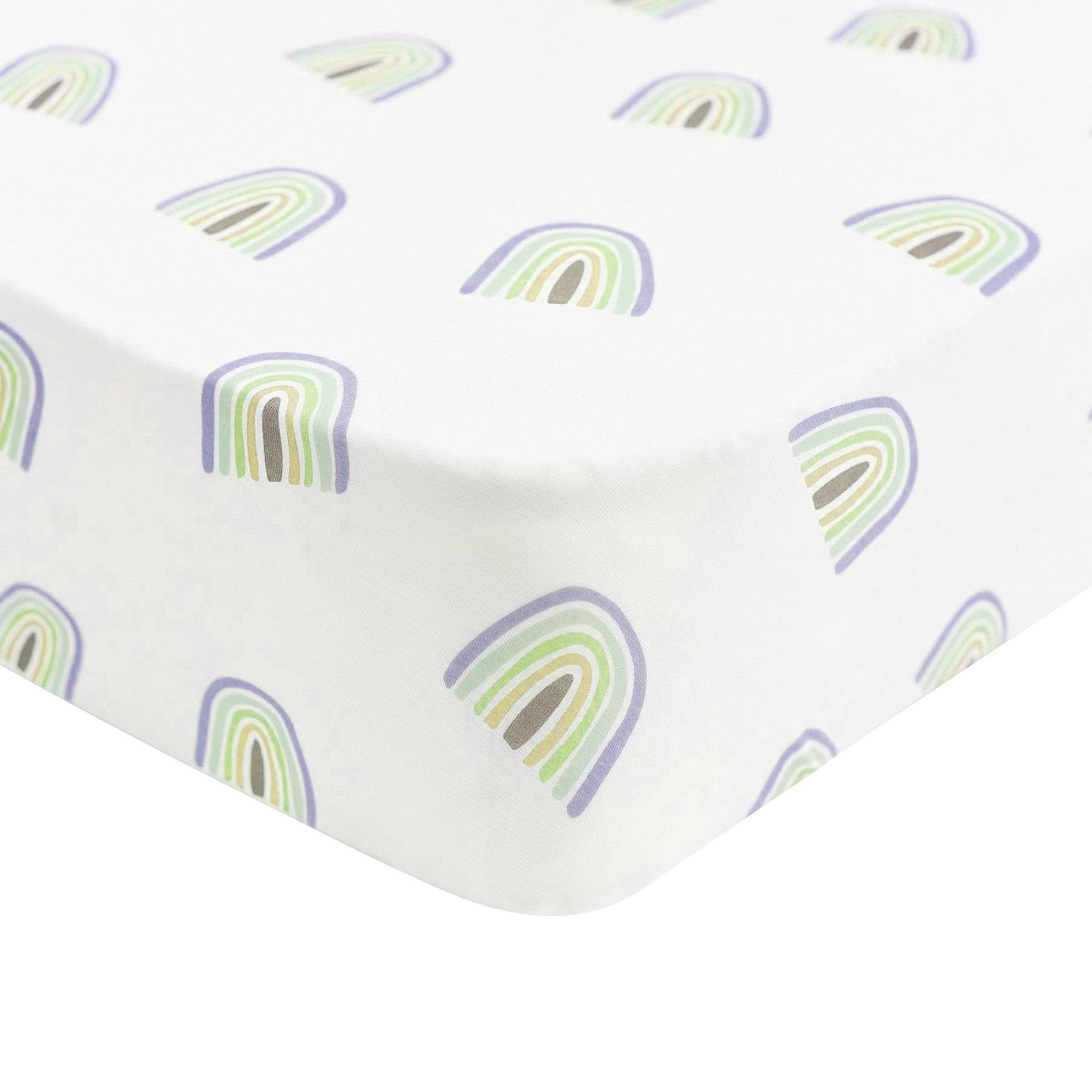 OEKO STANDARD 100 Jersey Knit Fitted Sheet Printed Baby Bed Cover Sheet 100% Natural Cotton Custom Organic Crib Sheet manufacture