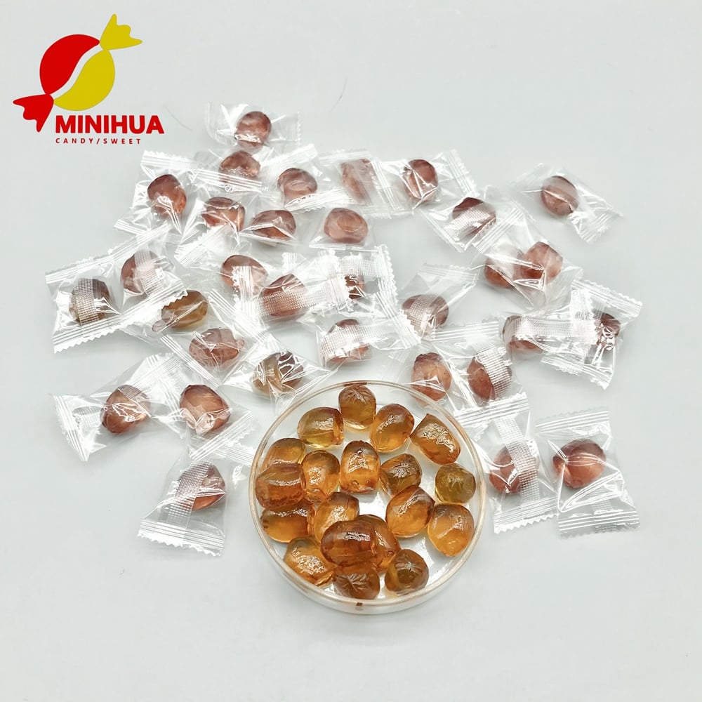 Custom Fruit Flavored Ball Candy Liquid Jam Filling 3D Gummy Ball Candy Grape Flavor Jelly Confectionery Candy manufacture