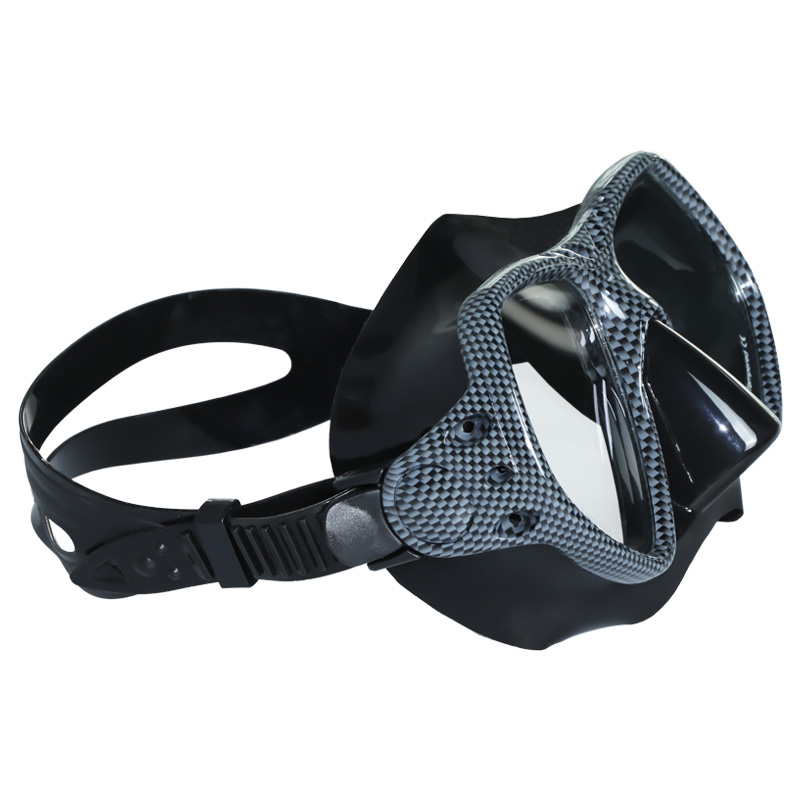 Custom Hot Sale Colorful single lens Diving Mask freediving low volume Tempered Glass Scuba Mask for Diving manufacture