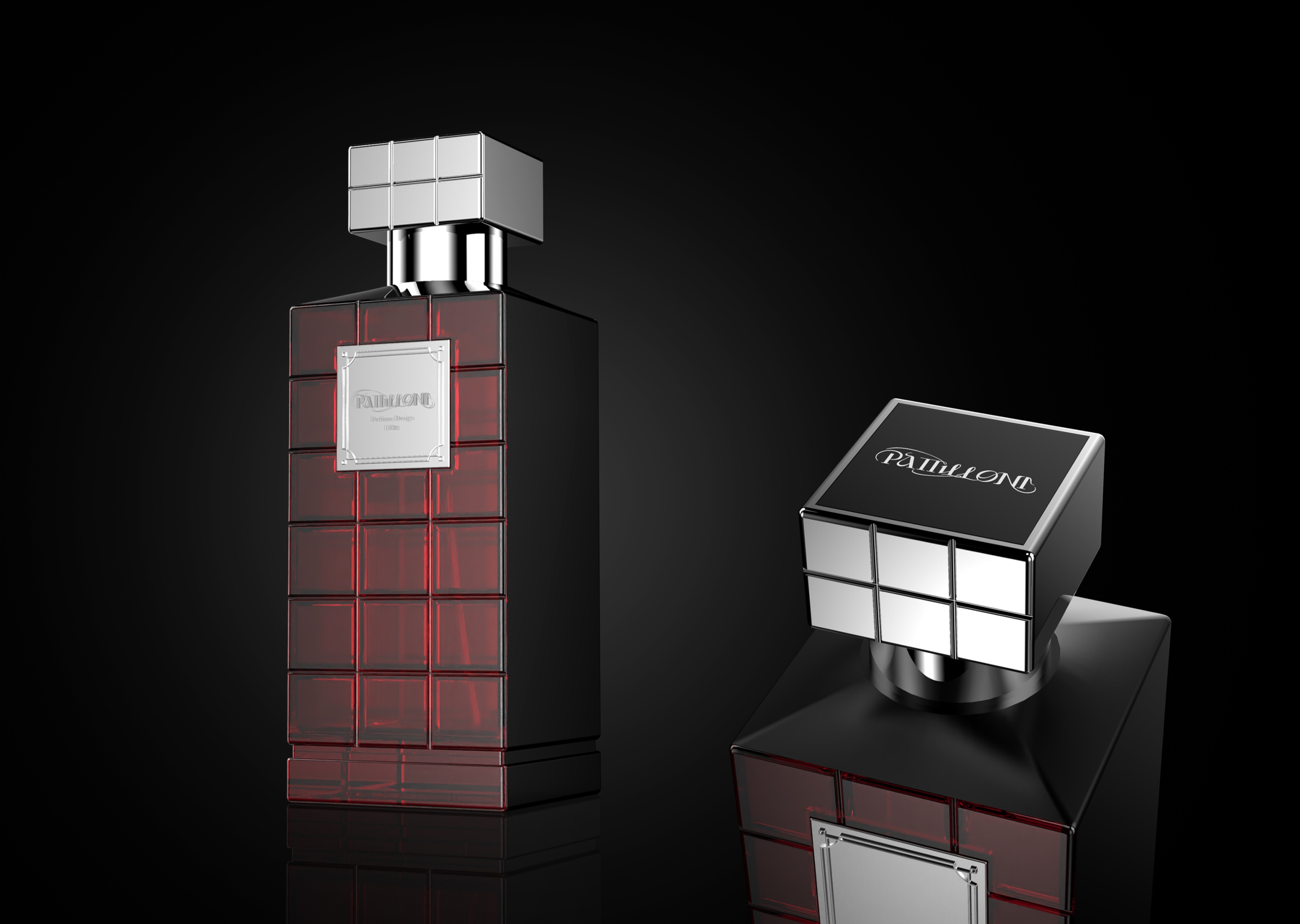 glass perfume bottle custom design perfume bottle with box 30ml 50ml 75ml 100ml luxury perfume bottle supplier