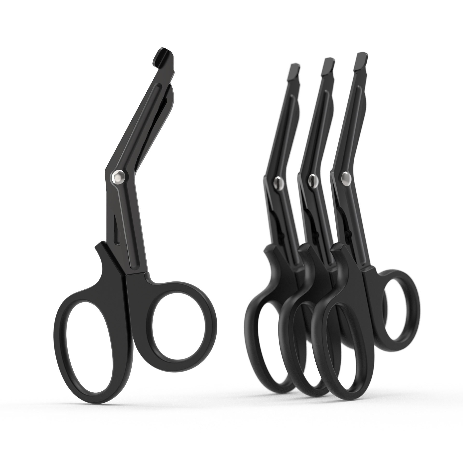 Anthrive 7.5inch Stainless Steel Black Emergency First Aid Medical Premium Bandage Scissors Tactical Trauma Shears for Nurses details