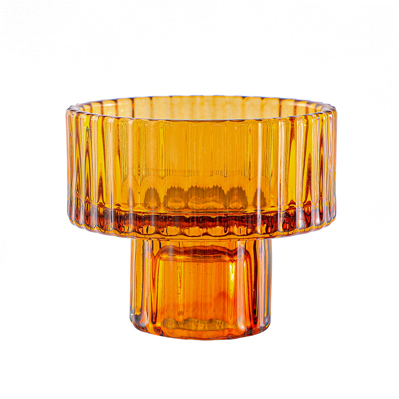 Glass Taper Candlesticks Home Decor Wholesaler Unique Glass Candle Holders Eco-Friendly Luxury Glass Candle Holders supplier
