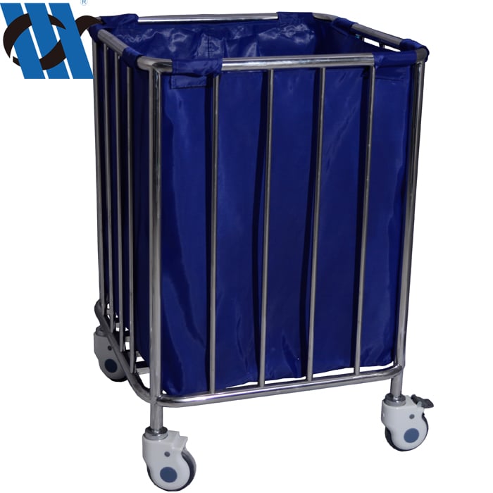 BDT211Customized Medical Cart Laundry Trolley with Wheels Stainless Steel Trolley details