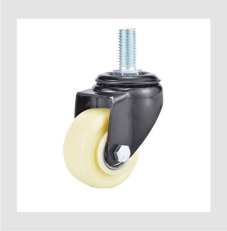 furniture caster wheel stem caster 1.5/2/2.5/3/4/5 inch PP caster wheel manufacturer for office chair manufacture