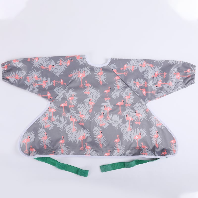 Infant Custom Printed Baby Apron Bib Weaning Smock Bib details