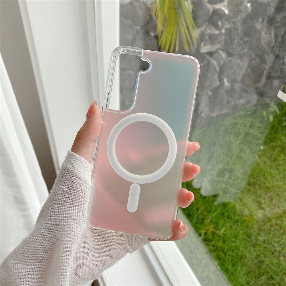 Laudtec SJK150 Frosted Matte Ombre Gradient Color Changing Phone Case Para Galaxy S24 S24+ S23 S23+ S21 S21+ S22 S22+ Ultra Fe 5G