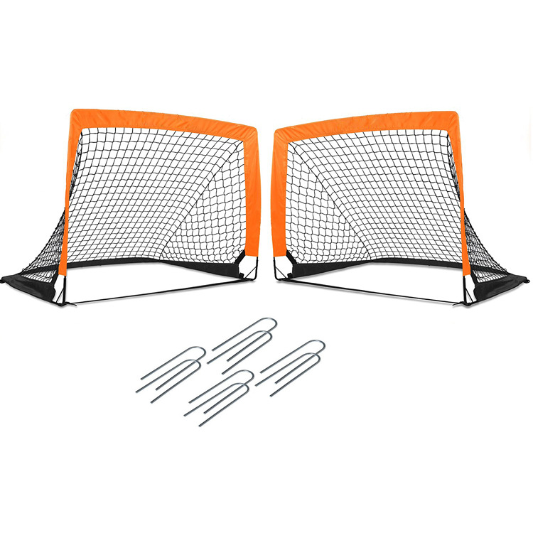 Soccer Goals Target Mini Pop Up Folding Portable Football Soccer Goals For Kids Training manufacture