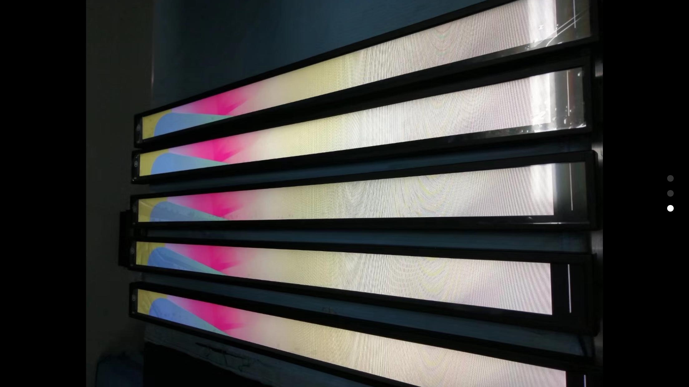 Ultra Wide Stretched LCD Bar Display 29.3 Inch For Supermarket New Retail Shelf manufacture