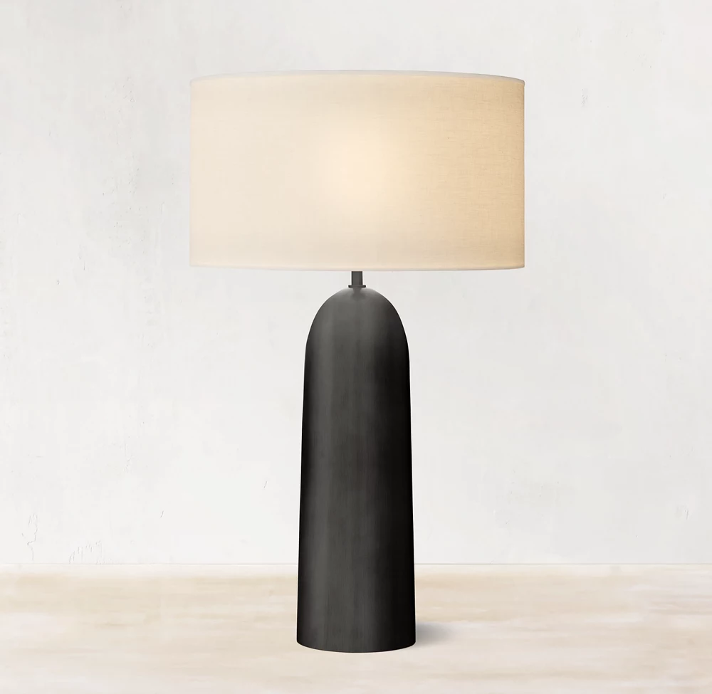 Simple Living Room Copper Table Light Bedroom Bedside Hotel Decorative Metal LED Table Lamp supplier