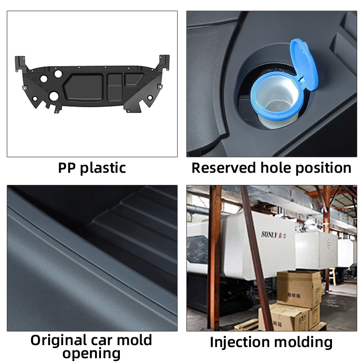 ATTO3 Front Trunk Organizer Box Multi Function Car Organizers Head Storage For BYD ATTO 3 Frunk factory