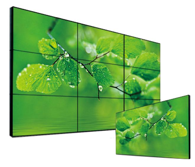Low price 55 65 70 inch Ultra Narrow Bezel LCD Video Wall 1.8mm for sales manufacture