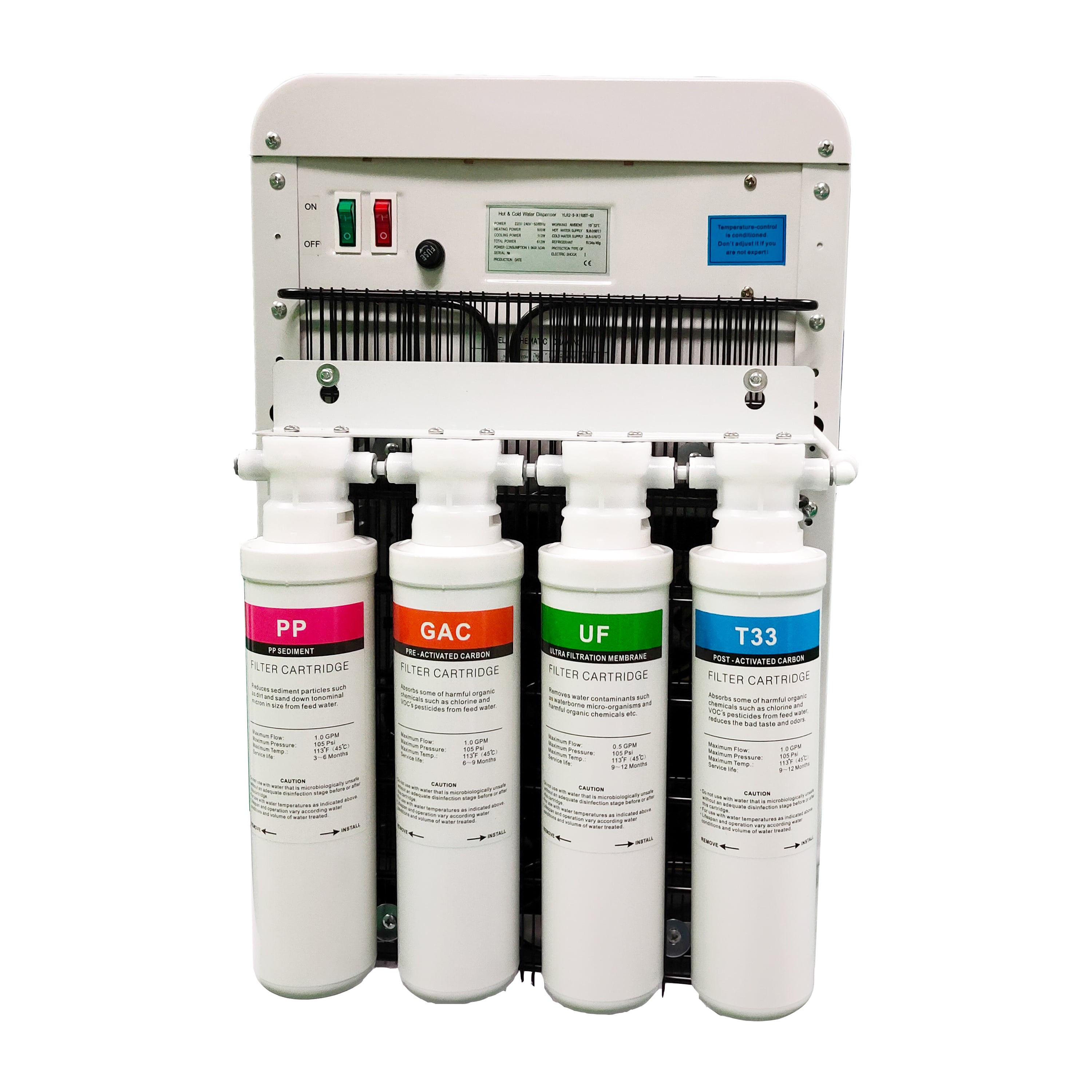 Desktop hot and cold UF filtration water dispenser manufacture