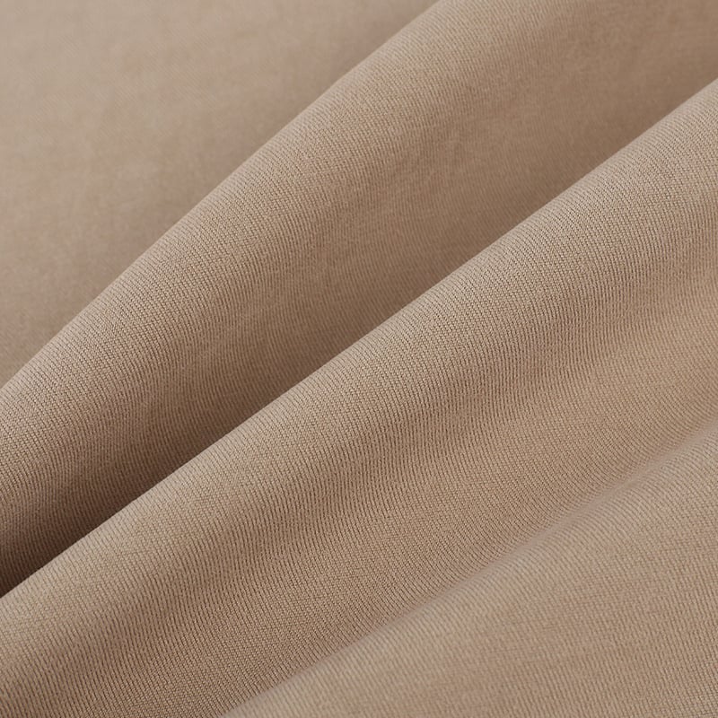 soft and thick 100% polyester twill Peach skin velvet fabric cotton jacket fabric polyester polyester peach fabric manufacture