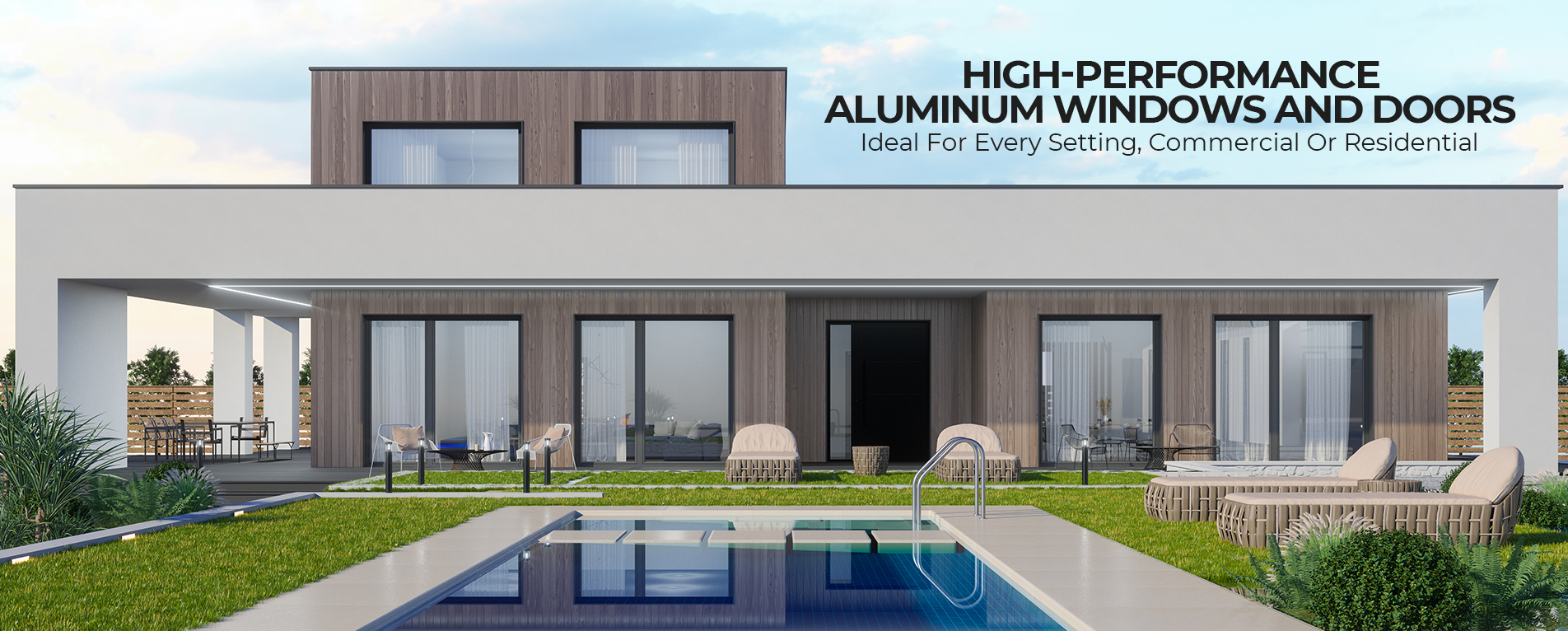Aluminum windows and doors supplier, German hardware windows, Energy efficient windows and doors for sale, Manufacturer