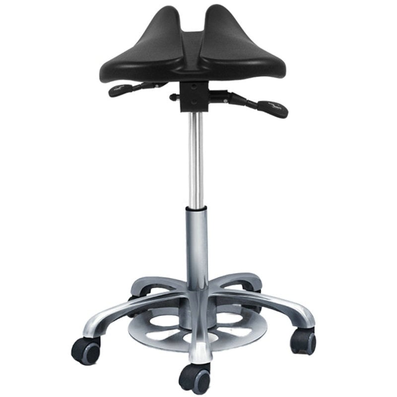 Medical Steel Dental Doctor Stool Hospital Adjustable Ergonomic Saddle Doctor Chair for Dentist manufacture