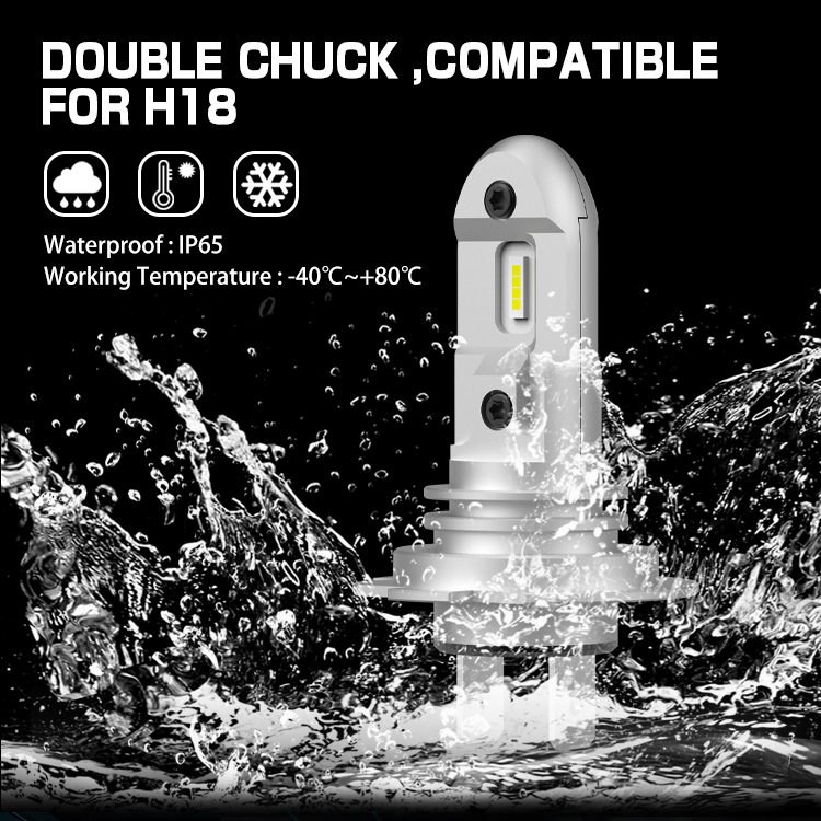 Gview GFO Minisize H18 Car LED Bulb All In One 30w LED Fog Lamp Auto Motorcycle Bulb LED Conversion Kit H7 LED Headlight Bulbs factory