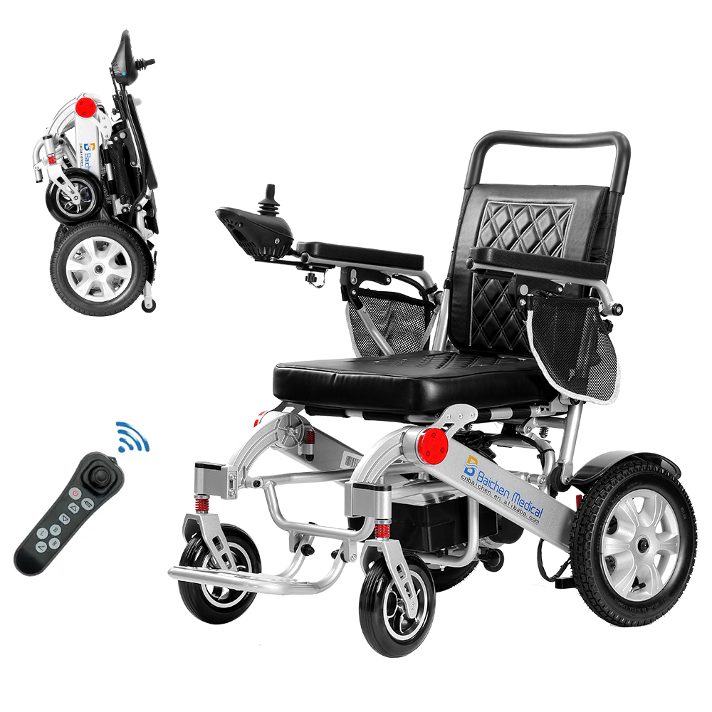 Fauteuil roulant électrique pliable et ajustable pour soins à domicile BC-EA9000