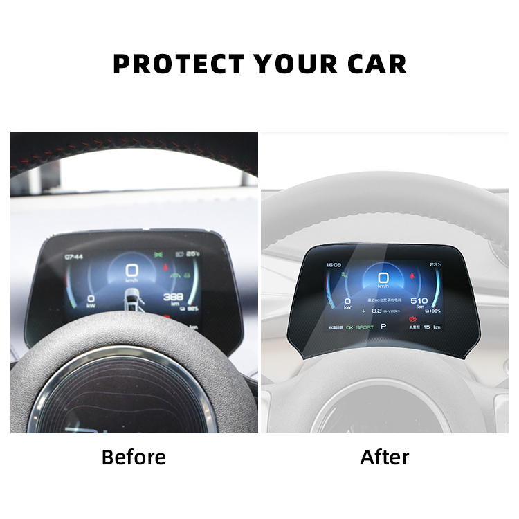 Car Interior Accessories Navigation Dashboard Screen Protector Tempered Film For Byd Atto 3 Yuan Plus manufacture