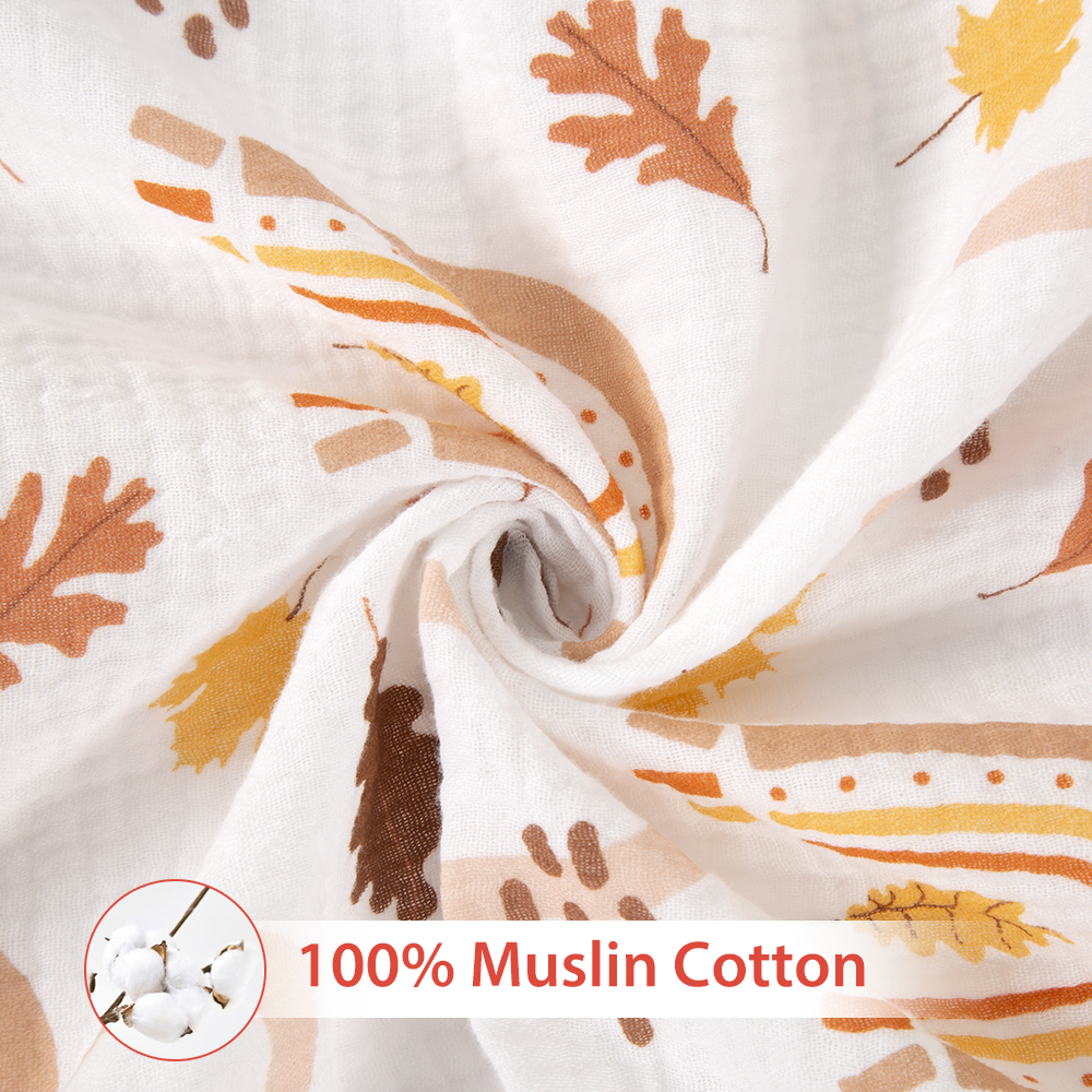 28 x 52 inches Extra Soft Muslin Crib Sheets Neutral Baby Fitted Sheet for Standard Crib Mattress details