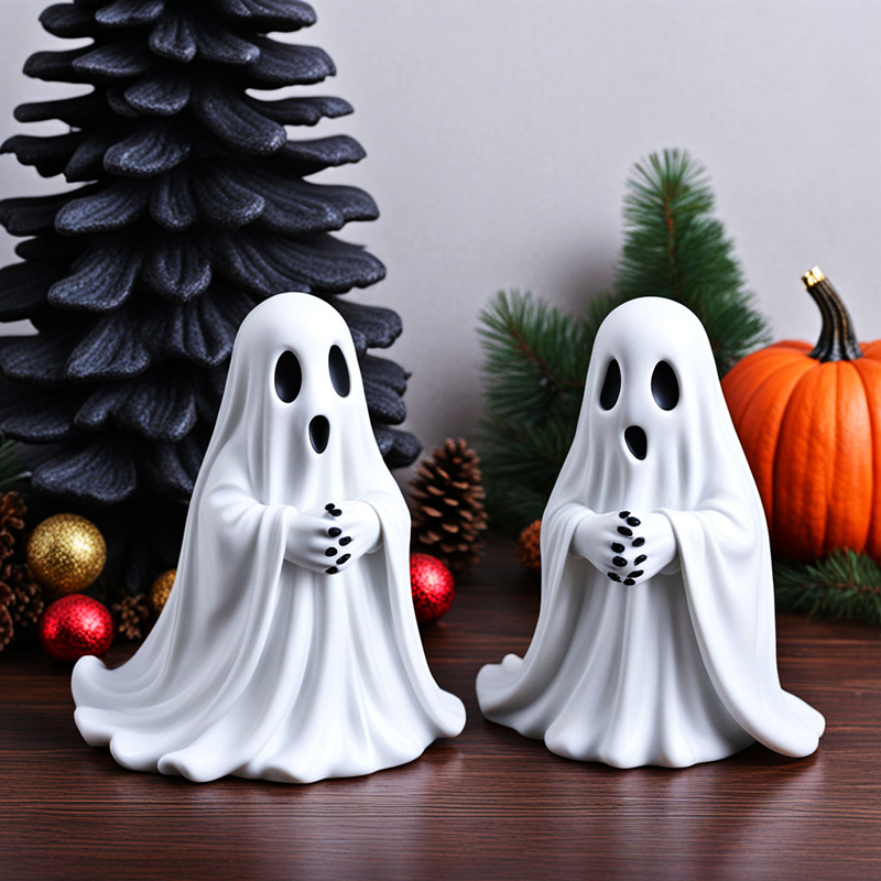 Halloween outdoor horror cute dwarf ghost figurine ornaments factory